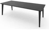 Tavolo da Esterno Giardino Nero Graphite Effetto Legno Moderno Lima Keter Formato: 320 cm