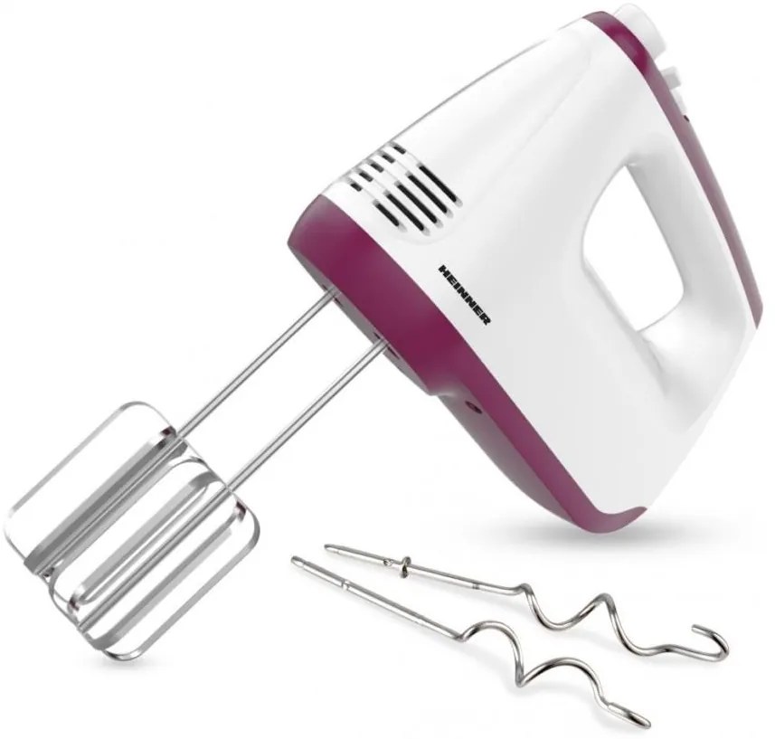 Heinner HM-400BG - Sbattitore a mano 400 W/230 V bianco/viola