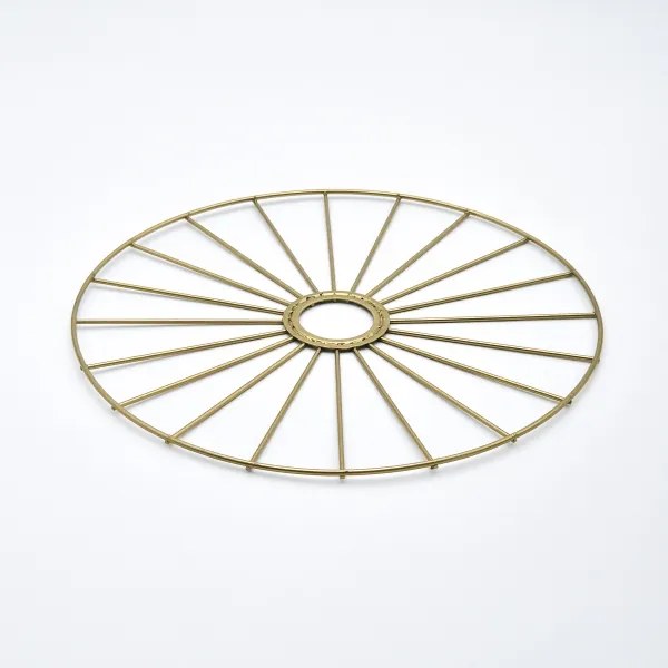 Lampadario a sospensione con filo MONTANA 1xE27/15W/230V diametro 30 cm oro/nero