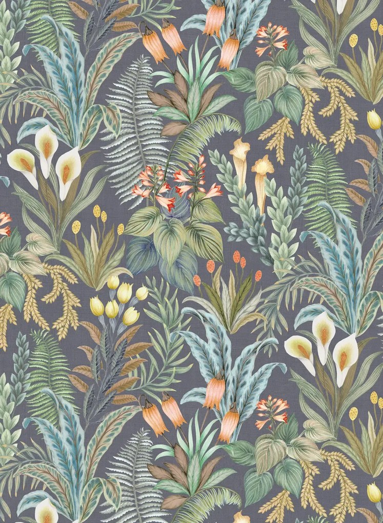 Osborne & Little Carta da parati Calla Lily - Midnight