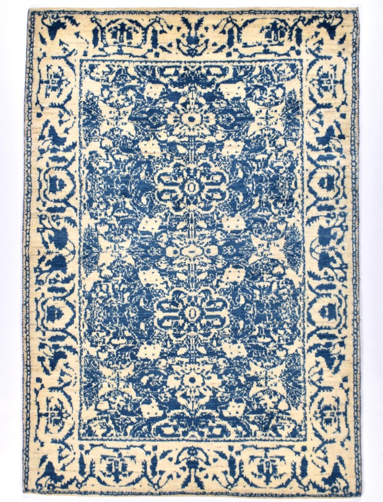 Loribaft Tappeto 210 x 150 Beige (Iran) Annodato A Mano