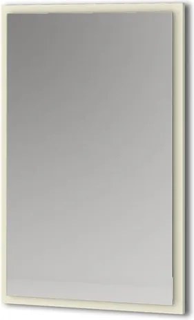 Specchio Tiffany con illuminazione integrata bagno rettangolare BADEN HAUS L 59  x H 90 x P 4.2 cm bianco cotone