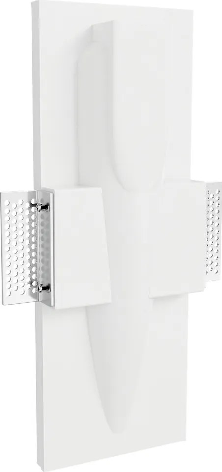 Segnapasso da Incasso GU11 a Goccia in Gesso Pitturabile