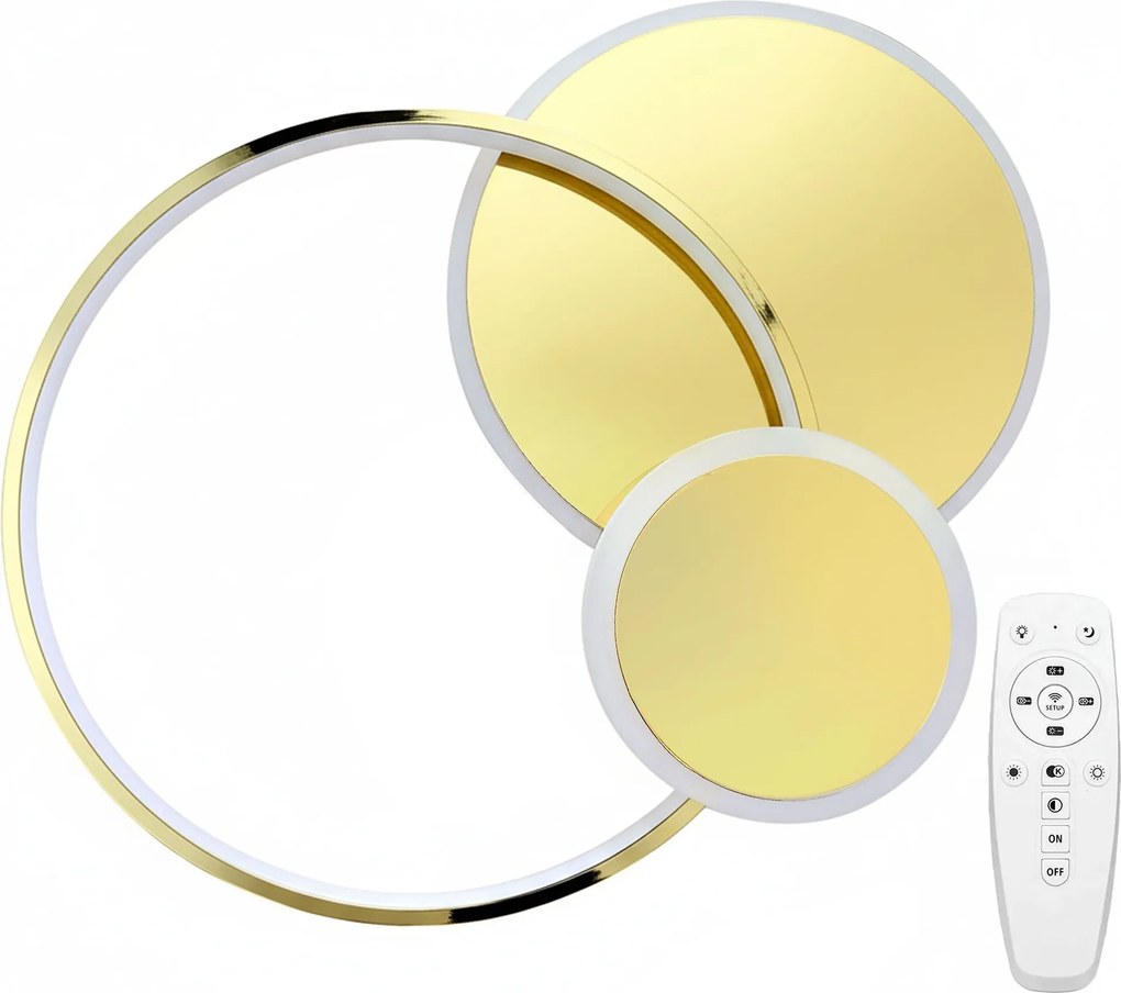 Lampada da soffitto APP1710-C Gold LED