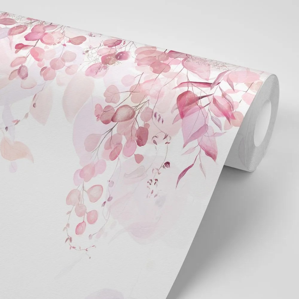 Carta da parati – Tocco Delicato di Natura in Rosa