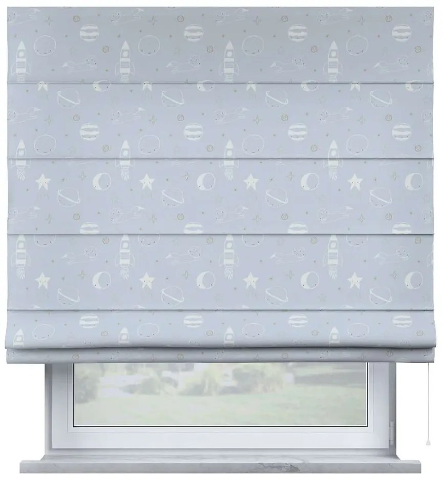 Tenda a rullo blu-grigio per bambini 170x130 cm Magic - Yellow Tipi