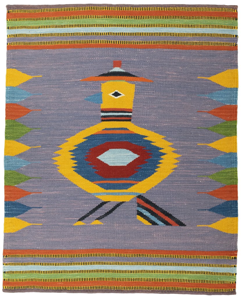 Kilim Tappeto 120x90 (Tacchino) Tessuto A Mano