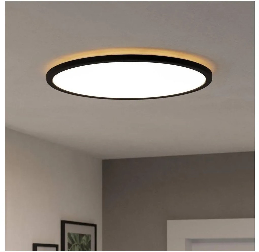 Eglo 901441 - Plafoniera LED da esterno ROVITO 16,8W/230V diametro 50cm IP44 nero