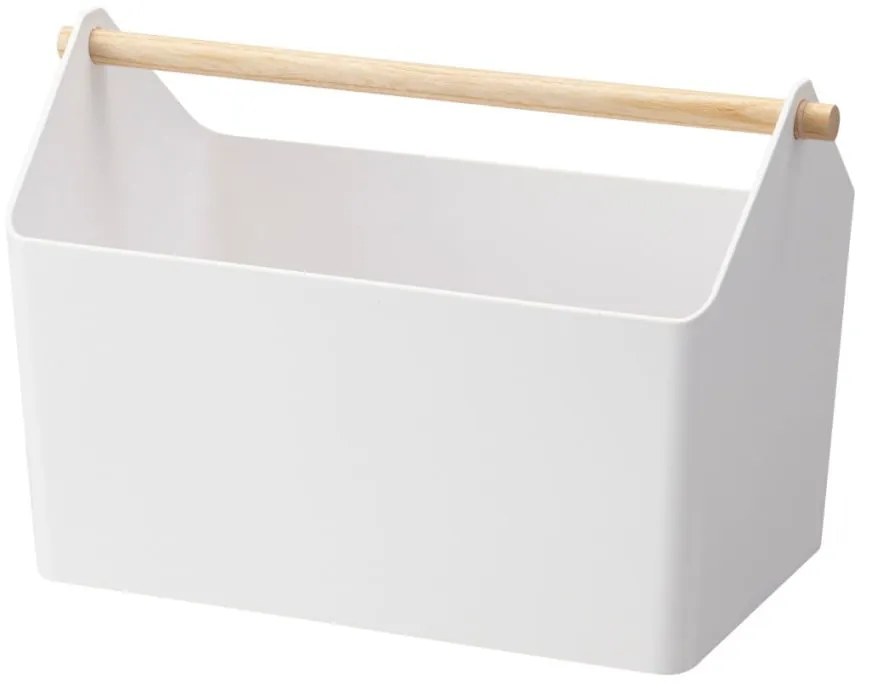 Scatola bianca/di colore naturale in plastica 21x37x24 cm Favori – YAMAZAKI