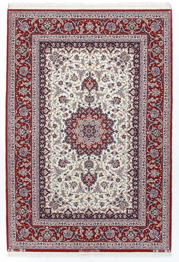 Isfahan Tappeto persiano 200x130 (Iran) Annodato A Mano