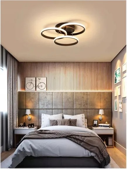 Plafoniera LED dimmerabile LED/70W/230V 3000-6500K nera + telecomando