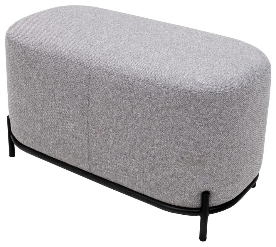 Pouf grigio, larghezza 82 cm Harry - Tenzo