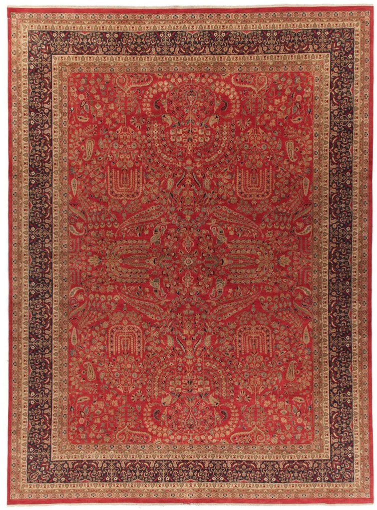 Tabriz Tappeto orientale 400 x 300 (Indian) Annodato A Mano