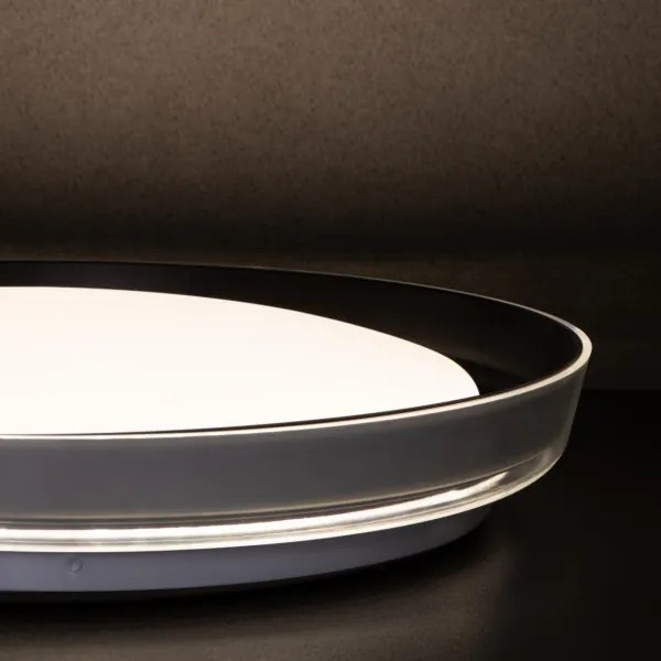 Kanlux 37319 - Plafoniera LED NIFU LED/17,8W/230V diametro 43 cm bianco/nero