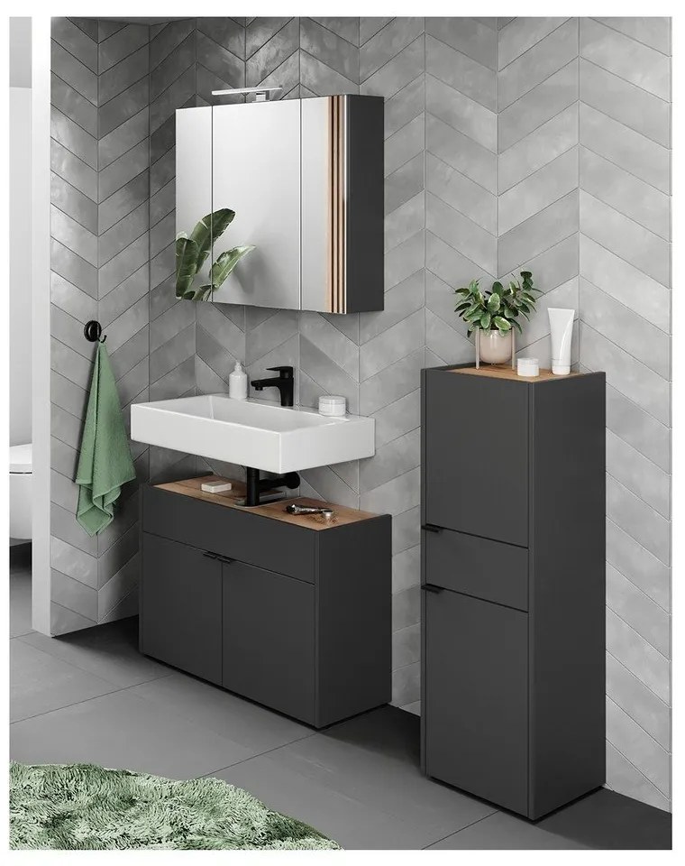 Set da bagno antracite Forano - Germania