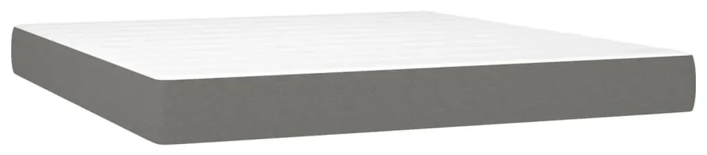 Materasso a molle insacchettate grigio scuro 180x200x20 cm