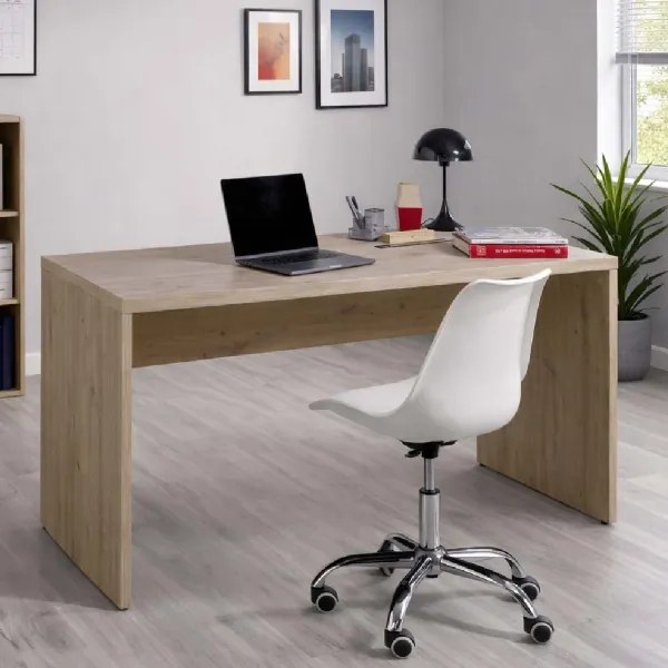 Scrivania in Legno Danir 138x74h cm Rovere
