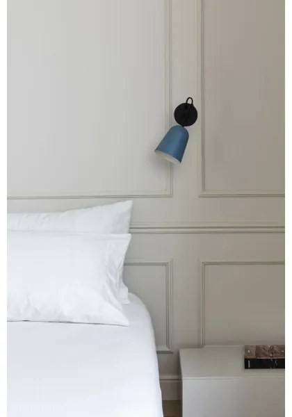 FARO 28274 - Applique STUDIO 1xE14/8W/230V blu/nero