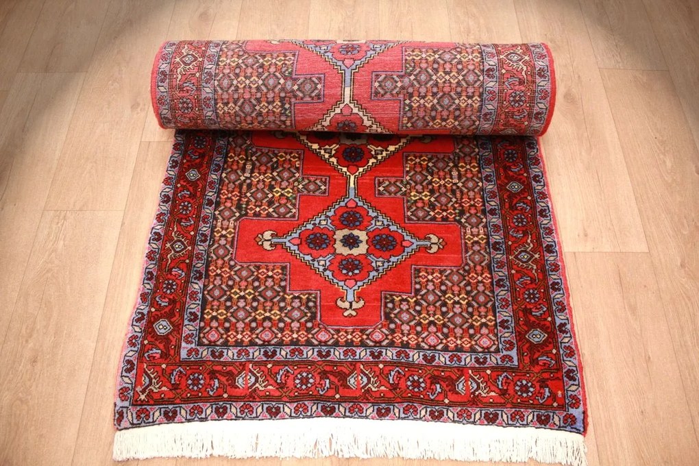 Senneh Tappeto 340x90 (Iran) Annodato A Mano