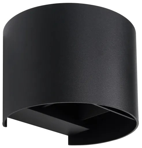 Globo 34168RB - Applique a LED da esterno VERONIKA 2xLED/3W/230V IP44 nero