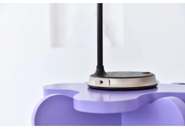 Immax 08972L - Lampada da tavolo LED dimmerabile FINCH LED/9W/12/230V grigio/cromo