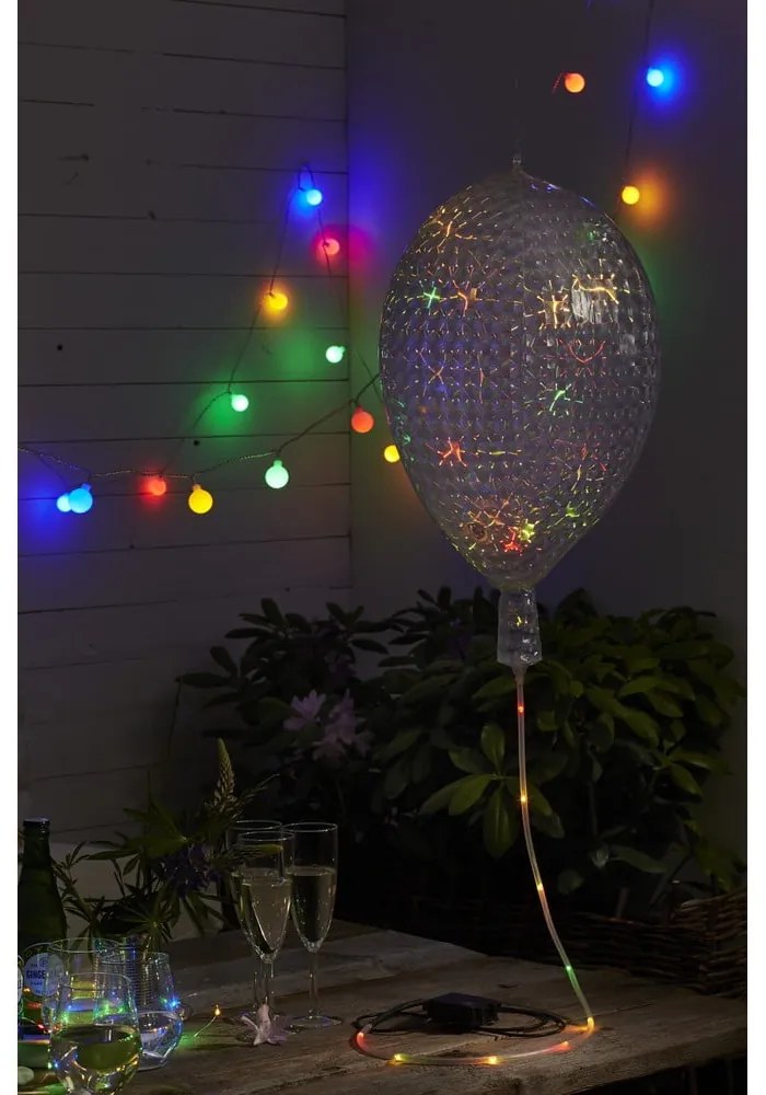Catena luminosa colorata Partylights , lunghezza 7,35 m Berry - Star Trading