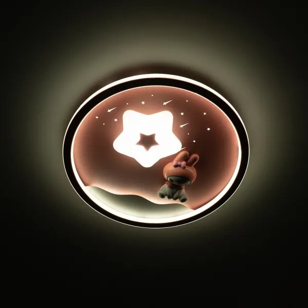 Brilagi - LED dimmerabile, plafoniera per cameretta BUNNY LED/83W/230V 3000-6000K + telecomando