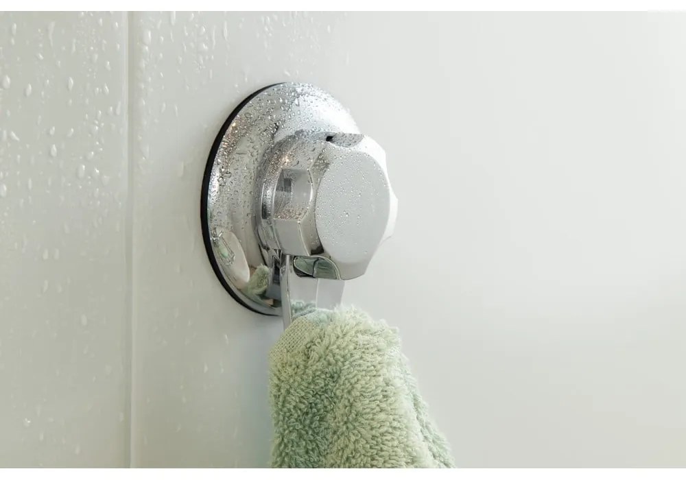 Set di ganci senza foratura argentati in plastica 4 pz Bestlock – Compactor