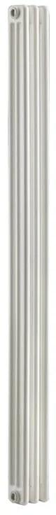 Radiatore acqua calda EQUATION Comby in acciaio 3 colonne, 3 elementi, interasse 1735 mm, bianco