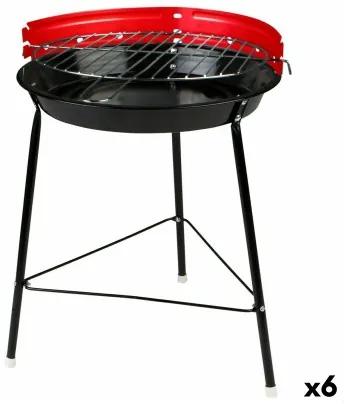 Barbecue Portatile Aktive Rosso Ferro Plastica 37 x 44 x 33 cm