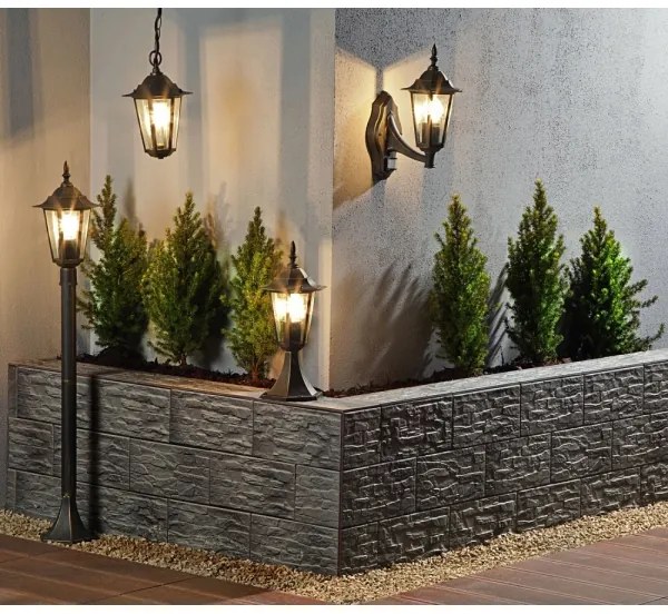 Lampada da esterno 1xE27/20W/230V IP43 42,5 cm patina