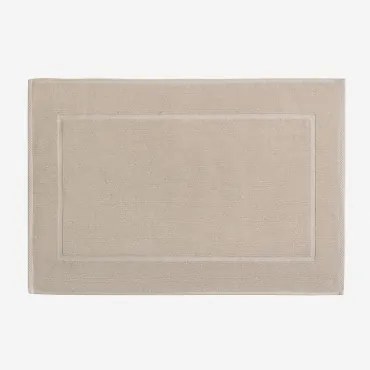 Tappeto Da Bagno In Cotone (50x80 Cm) Selyra Tapioca Beige - Sklum