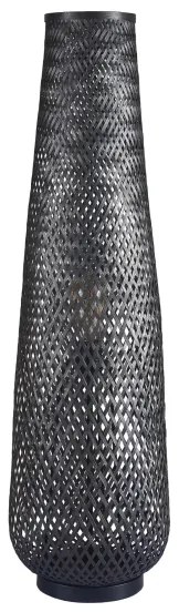 Lampada con piedistallo ZANZIBAR 1xE27/20W/230V nero