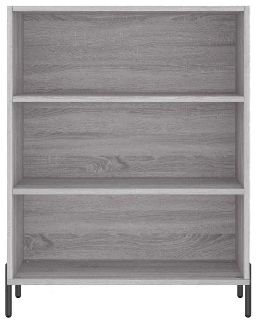 Credenza grigio sonoma 69,5x32,5x180 cm legno multistrato