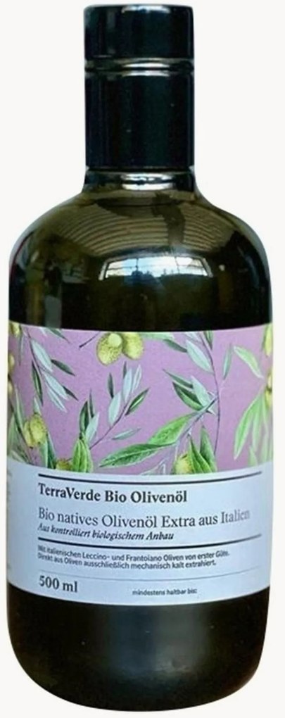 Olio extravergine di oliva biologico Terraverde