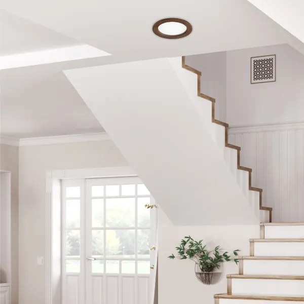 Faretto LED WOODY SPOT 16,5W 230V 4000K ciliegio Ø18,5 cm