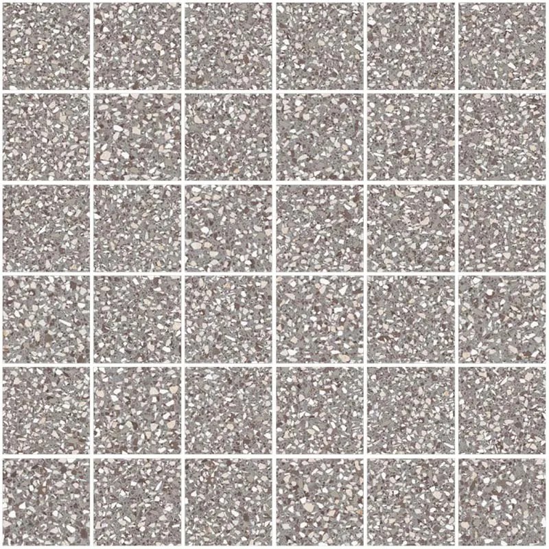 Mosaico 30x30 Effetto Marmo Rettificato In Gres Porcellanato Grey Ceramica Sant Agostino Newdeco CSAMMNDG30