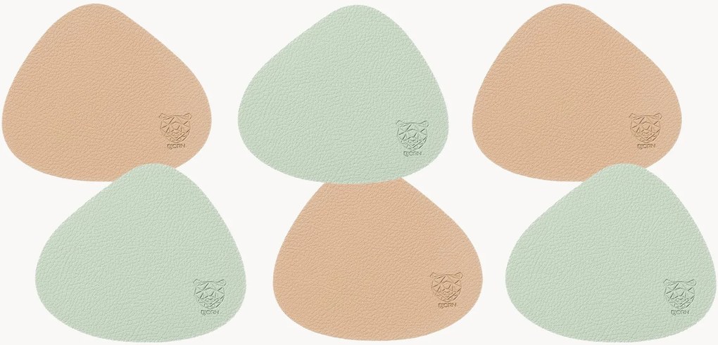 Set di 6 sottobicchieri reversibili Scandi