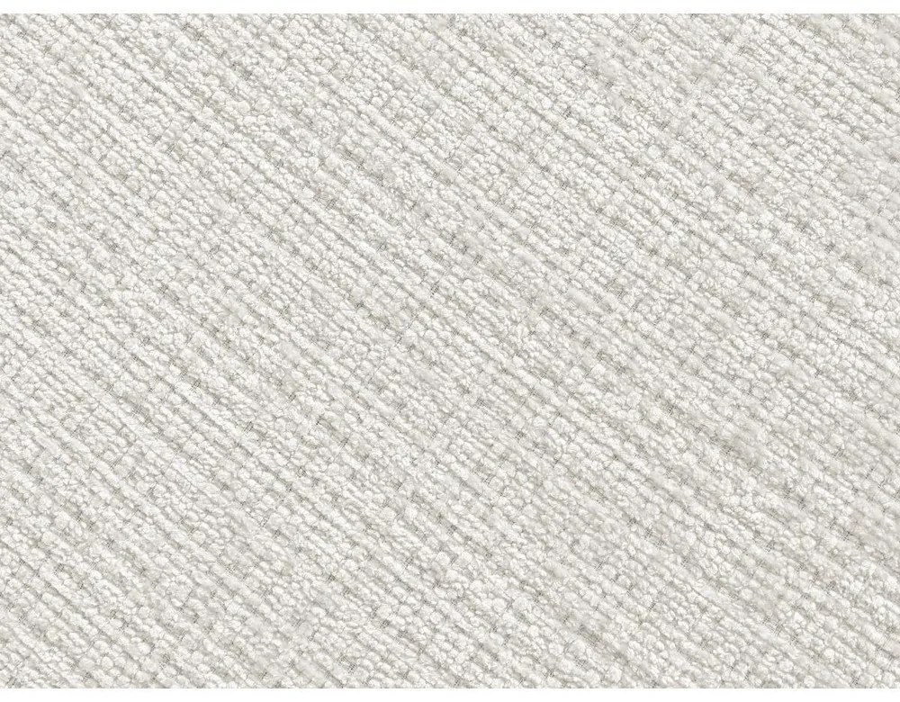 Divano angolare bianco (con penisola a sinistra/con chaise lounge) con rivestimento in ciniglia Leonore – Bobochic Paris