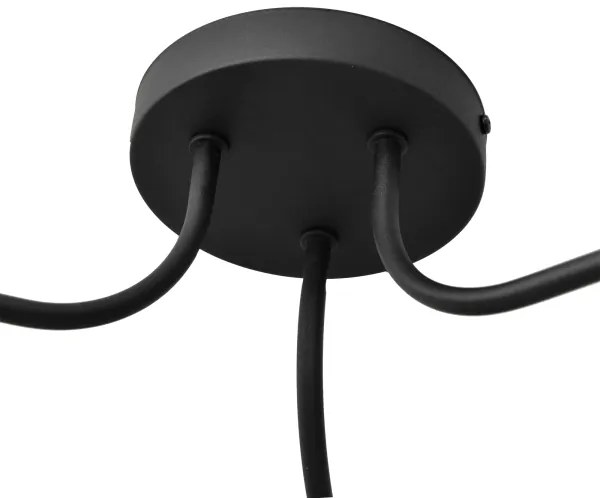 Lampadario ADAMANT 3xE27/15W/230V nero