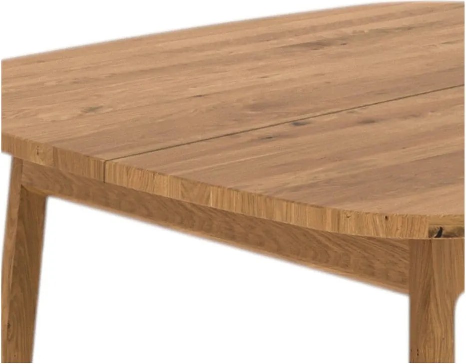 Tavolo da pranzo in rovere massiccio allungabile con estensione 100x120 cm Twig – The Beds