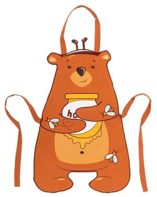 Grembiule per bambini in cotone riciclato Honey - Tiseco Home Studio