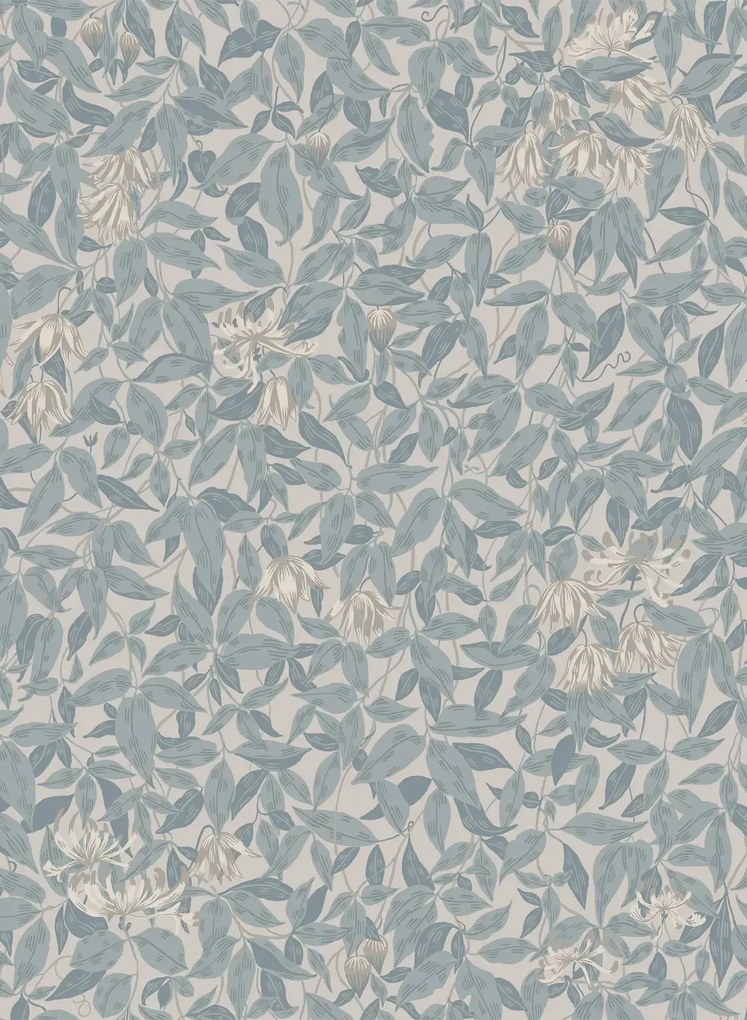 Sandberg Carta da parati Linnea - Misty Blue