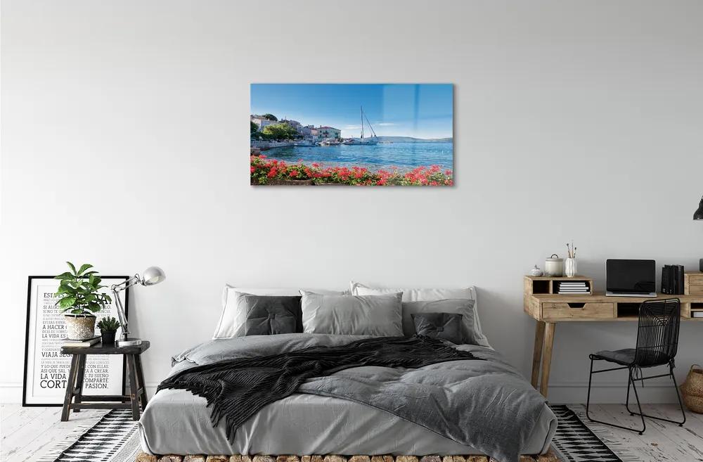 Quadro acrilico Sea Skie Summer 100x50 cm