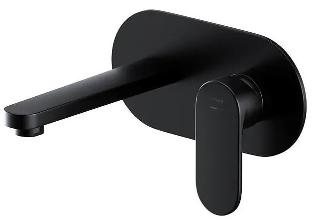 Cersanit S951-333 - Rubinetto vasca da bagno per installazione a scomparsa CREA nero