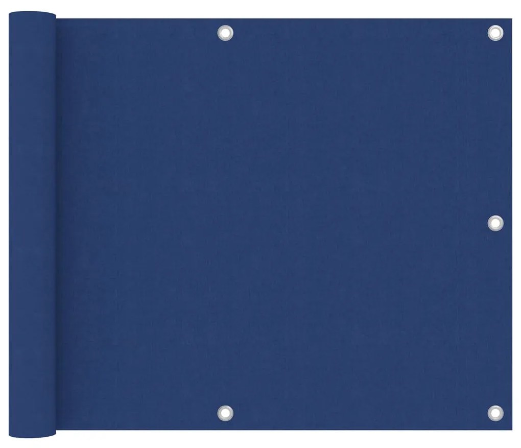 Paravento Da Balcone Blu 75x600 Cm İn Tessuto Oxford /