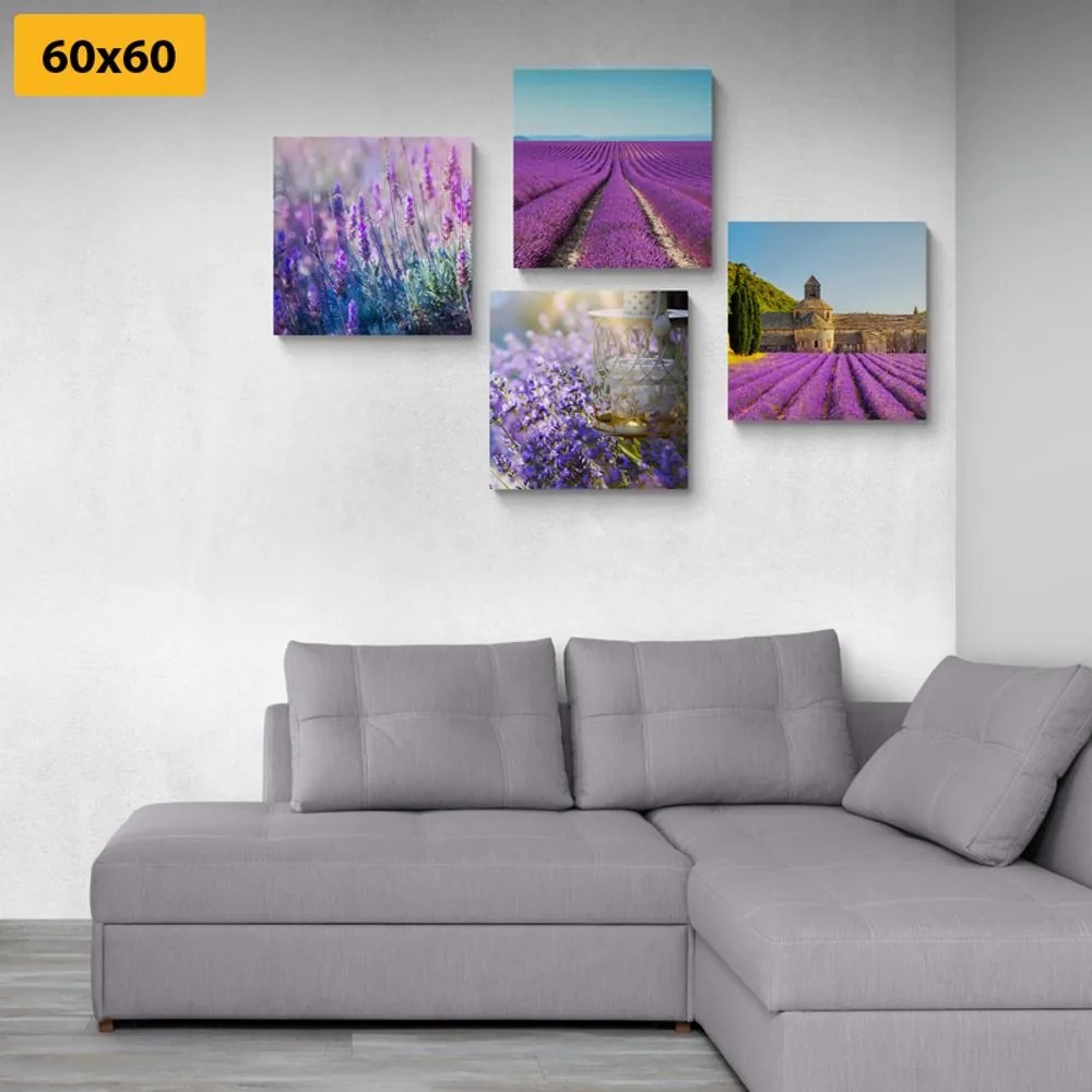 Set di quadri – Per gli amanti della lavanda