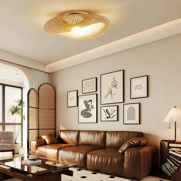 Immax 08299L - Lampada da soffitto BOHO HILO 1xE27/40W/230V Ø 80 cm