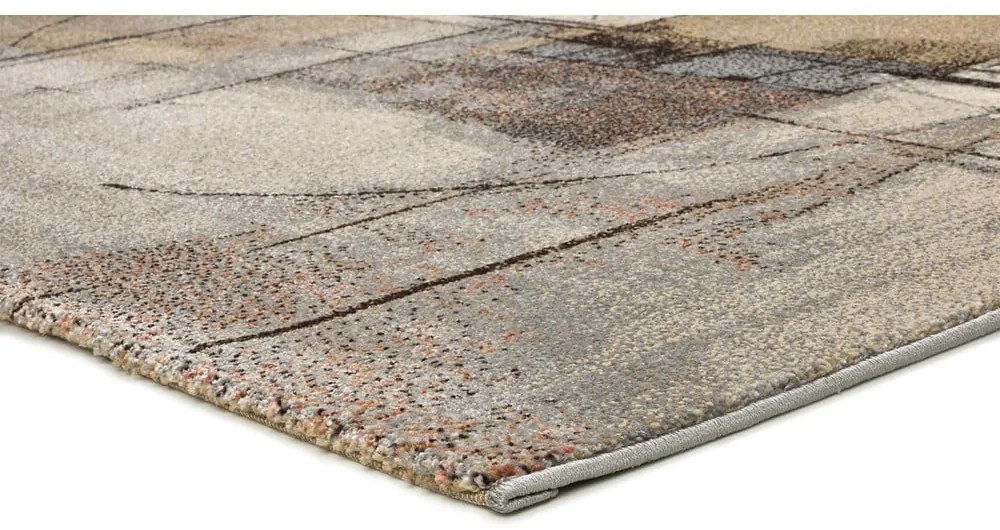 Tappeto grigio/beige 133x190 cm Beruti – Universal