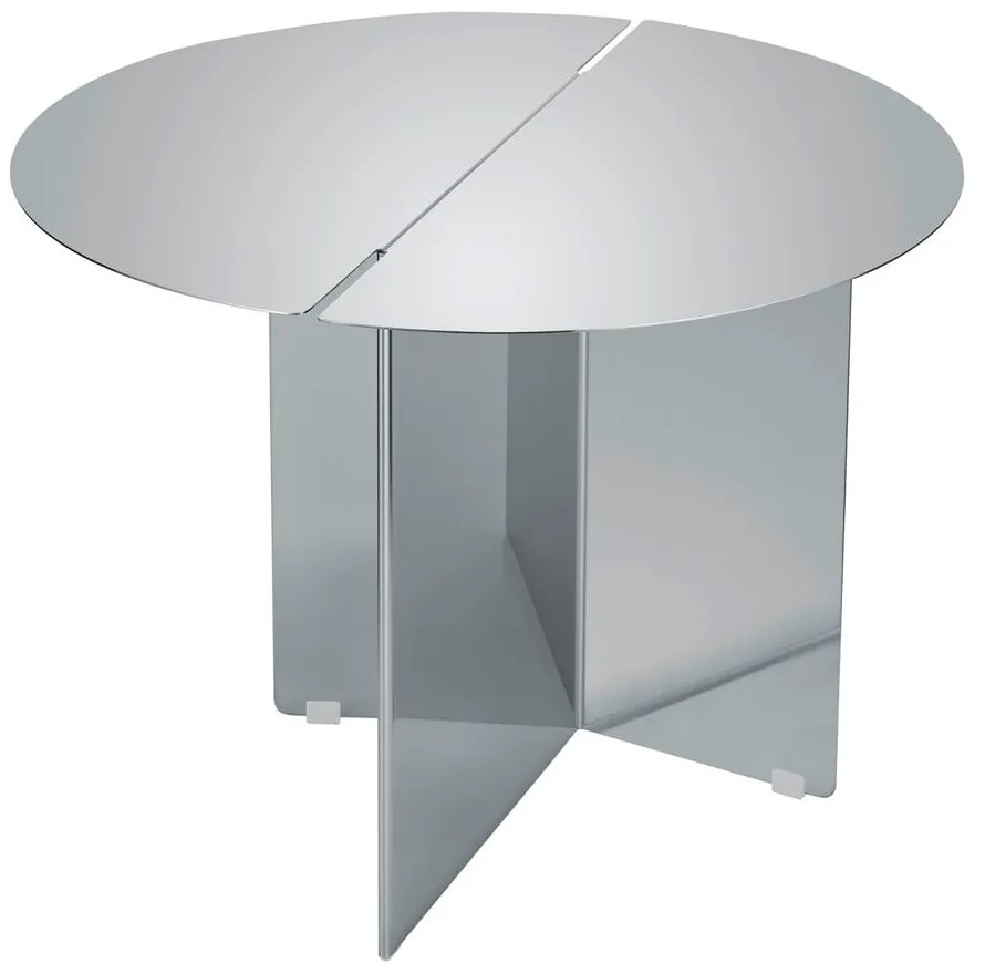 Tavolino rotondo in acciaio inox ø 50 cm Oru – Blomus